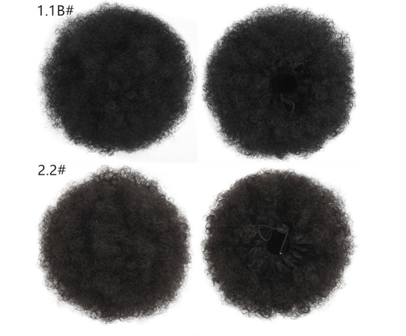 Peluca Rizada Africana Voluminosa - Pack de Cabello Esponjoso