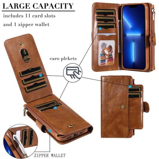 Funda Cartera Magnética para 16 Móviles - Protección Retro Multifunción con Ranuras para Tarjetas - Image 31