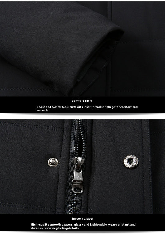 Abrigo Acolchado de Algodón para Papá - Chaqueta Cálida Otoño Invierno - Image 26