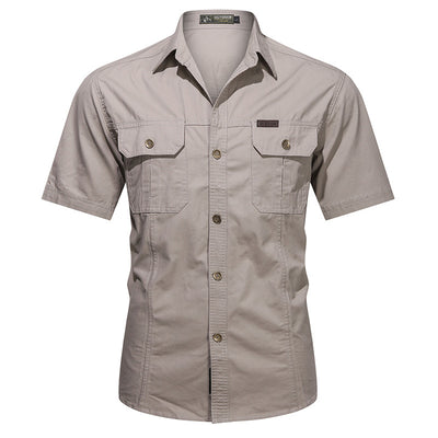 Camisa Militar de Verano Manga Corta para Hombre - Image 12