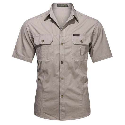 Camisa Militar de Verano Manga Corta para Hombre - Image 12