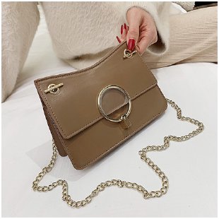 Bolso Cuadrado Pequeño con Cadena de Moda - Image 10