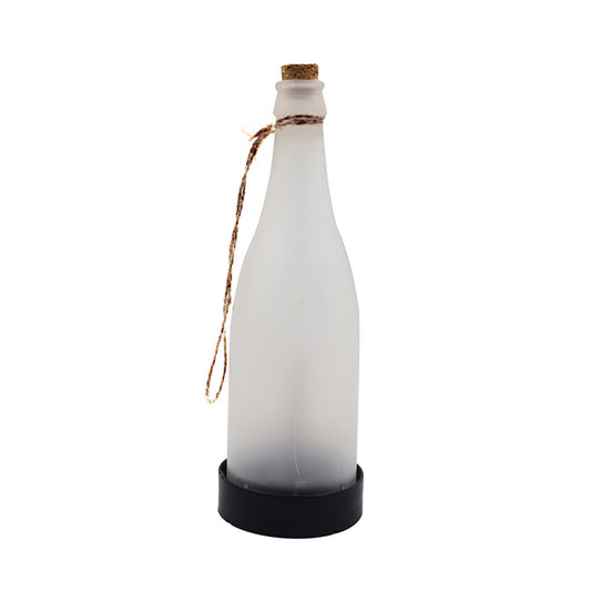 Luz Solar LED con Efecto Llama para Botellas de Vino - Decoración Exterior - Image 2