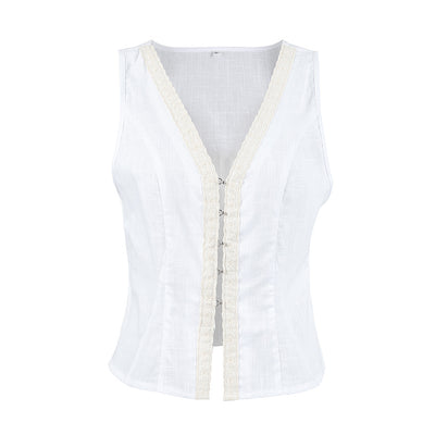 Chaleco de Encaje sin Mangas Cómodo y Elegante para Mujer - Image 6