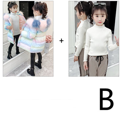 Chaqueta Acolchada de Plumas para Niños - Image 11