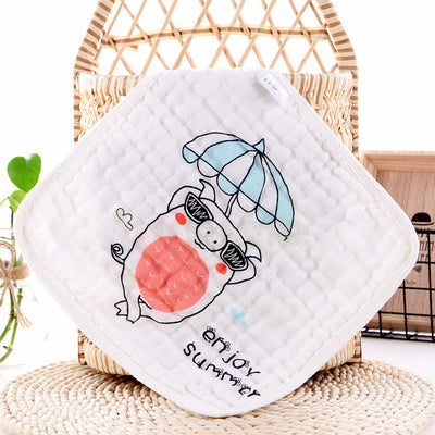 Toalla de Gasa de Algodón de Seis Capas para Bebés y Niños - Image 15