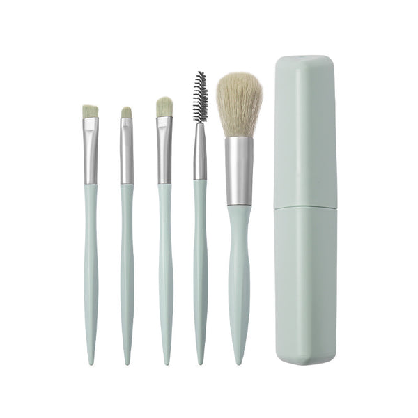 Set de 5 Brochas de Maquillaje Portátil Profesional