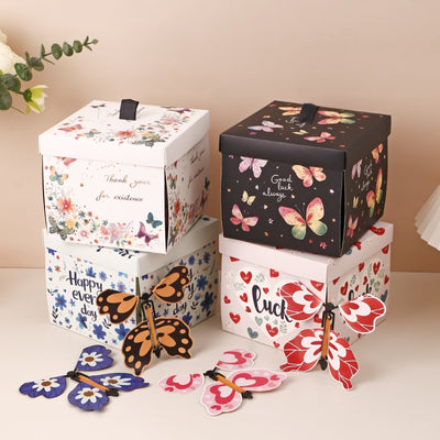 Caja Sorpresa con Mariposas Voladoras - Regalo Creativo para Cumpleaños y Celebraciones - Image 2