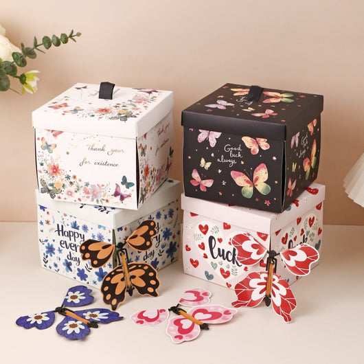 Caja Sorpresa con Mariposas Voladoras - Regalo Creativo para Cumpleaños y Celebraciones - Image 2