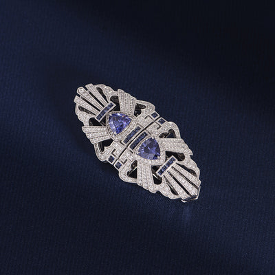 Broche Vintage de Plata 925 con Cierre para Cuello y Pañuelo - Image 7