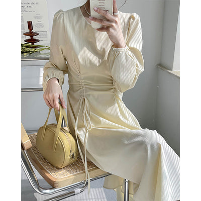 Falda Larga Coreana Retro con Cintura Ajustada - Estilo Francés Elegante - Image 16