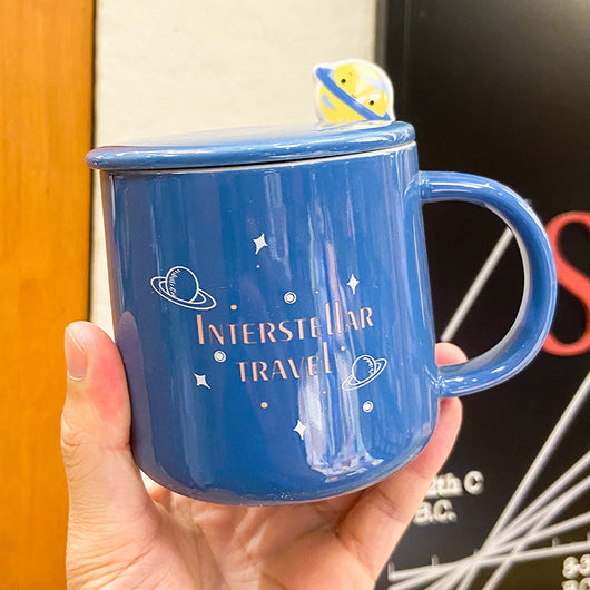 Taza de Café Personalizada de Cerámica con Tapa y Cuchara - Image 6