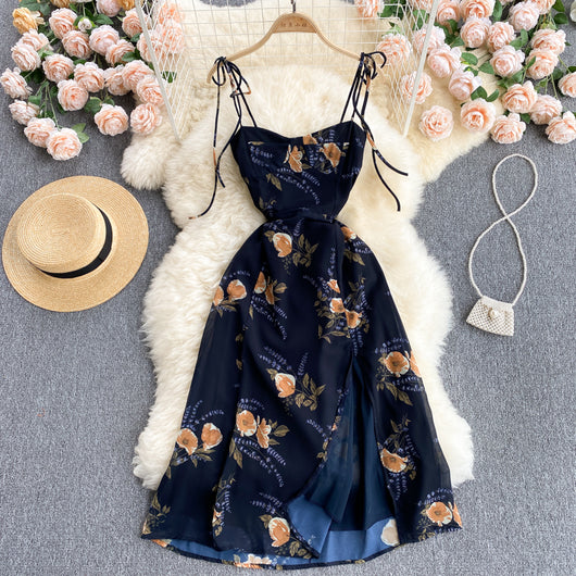 Vestido Playero de Gasa con Tirantes para Mujer - Image 9
