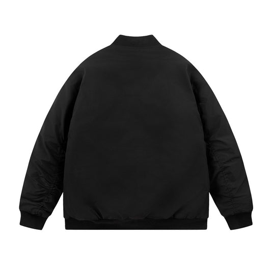 Chaqueta Acolchada de Algodón con Cuello Mao y Múltiples Bolsillos - Image 5