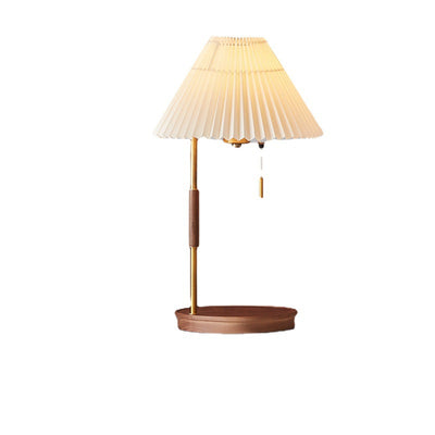 Lámpara de Carga Inalámbrica Nórdica de Lujo Vintage con Madera Maciza - Image 5