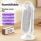 Ventilador de Escritorio con Humidificador, Control Remoto y Función Oscilante