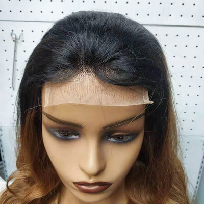 Peluca Ondulada Body Wave 1B 27 con Encaje 4x4 - Cabello Humano Brasileño - Image 2