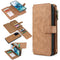 Cartera Multifuncional de Cuero para Celular con Compartimentos