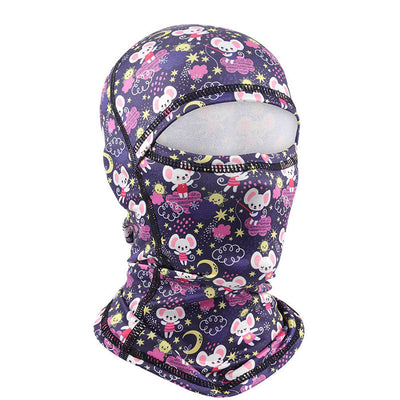 Conjunto de Protección Facial para Esquí Infantil con Babero de Ciclismo - Image 11