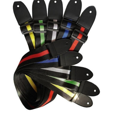 Correa Ajustable para Guitarra, Bajo y Ukelele con Diseño Rayado - Image 19
