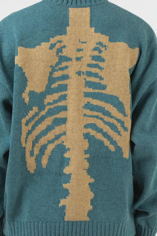 Suéter Tejido Holgado con Diseño de Calavera para Uso Casual - Image 36