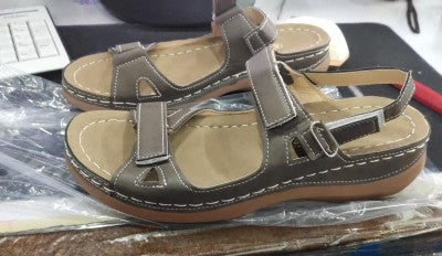 Sandalias Casuales Cómodas Talla Grande con Tacón Bajo y Punta Redonda - Image 7
