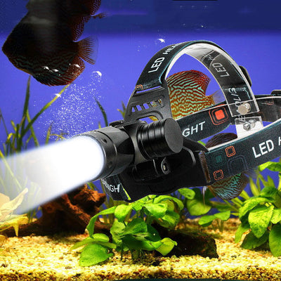 Linterna Frontal de Buceo LED Recargable - Luz Submarina Potente - Image 11