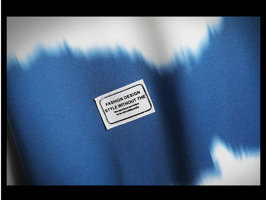 Suéter Holgado Tie-Dye Bicolor para Hombre Talla Grande - Image 18