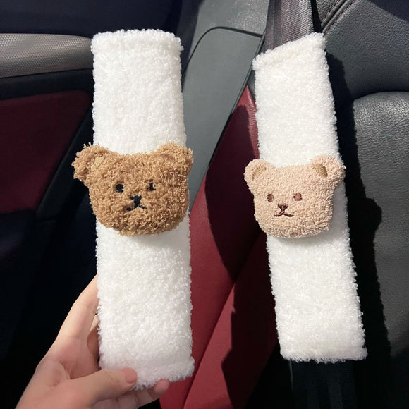 Protector de Cinturón de Seguridad Infantil con Diseño de Osito