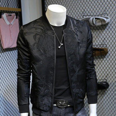 Chaqueta Beisbolera Slim Fit Cuello Clásico - Image 7