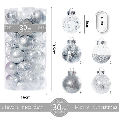 Pack 30 Esferas Navideñas Transparentes para Árbol - Image 5