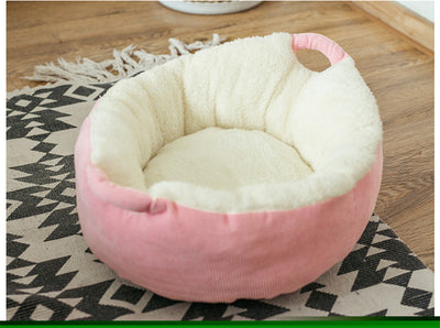 Cama Felpa Tipo Villa para Gatos - Refugio Acogedor
