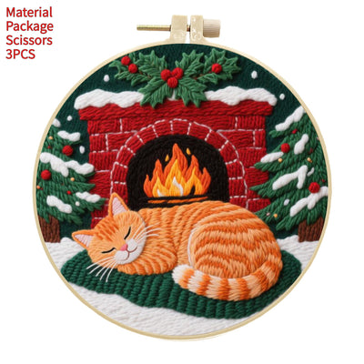 Kit de Bordado Manual para Gatos - Materiales DIY Completos - Image 16