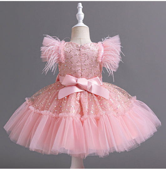 Vestido de Fiesta Infantil con Falda Tul Flores - Colección Verano - Image 13