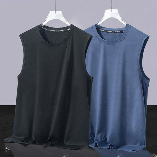 Playera Deportiva Hombre Ligera Transpirable Sin Mangas