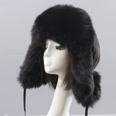 Gorro Invernal Mujer con Protección Auditiva y Forro de Felpa - Diseño Elegante con Detalle de Piel Sintética - Image 10