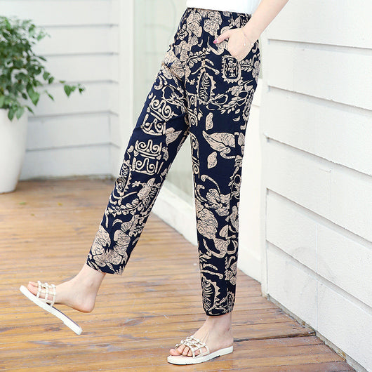 Pantalones Talla Grande de Algodón y Seda - Sección Ligera - Image 22
