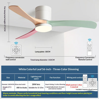 Ventilador de Techo con Luz Integrada Moderno y Minimalista - Image 19