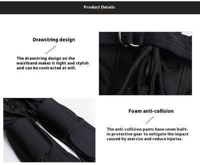 Pantalones de Compresión con Protección Anti-Golpes para Rugby y Hockey - Image 12
