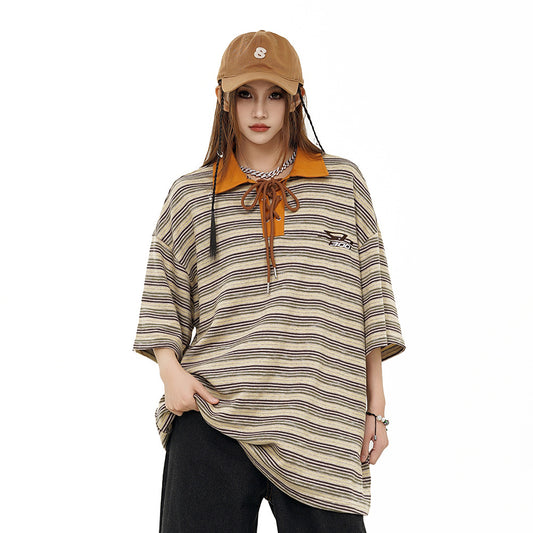 Polo Holgado a Rayas - Comodidad y Estilo - Image 2