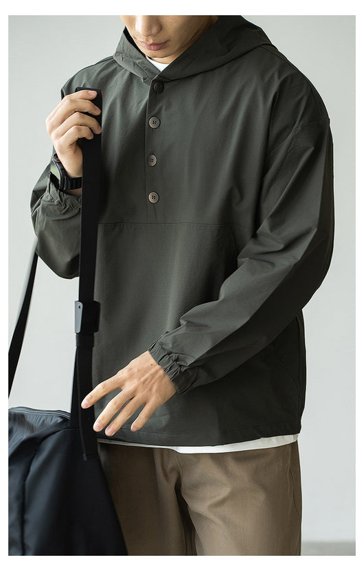 Chaqueta Impermeable de Montaña con Capucha para Hombre - Secado Rápido - Image 12