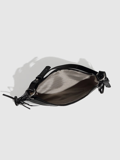 Bolso Bandolera Cuadrado Pequeño con Doble Moño - Diseño Minimalista Liso - Image 15