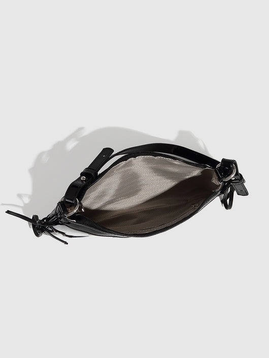 Bolso Bandolera Cuadrado Pequeño con Doble Moño - Diseño Minimalista Liso - Image 15
