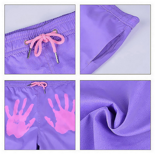 Shorts de Baño Termocromáticos para Hombre - Secado Rápido y Estilo Verano - Image 30