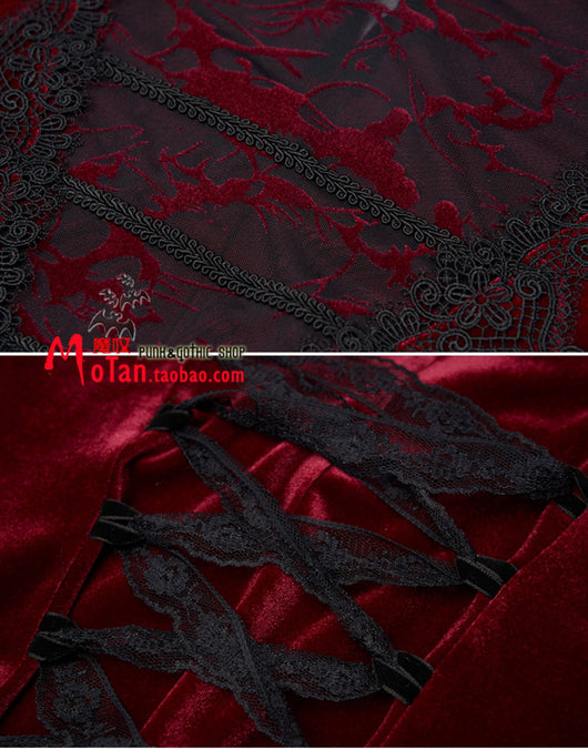 Vestido Terciopelo sin Mangas Corte Asimétrico - Image 10