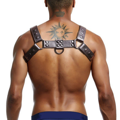 Arnés de Cuero para Pecho - Correa Bondage Musculosa - Image 10