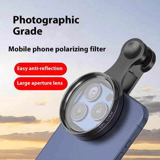 Filtro Polarizado para Fotografía Móvil - Lente HD para Fotos Profesionales