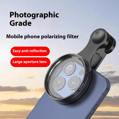 Filtro Polarizado para Fotografía Móvil - Lente HD para Fotos Profesionales