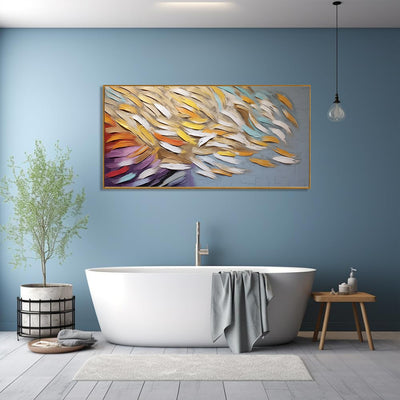 Cuadro Abstracto Moderno Óleo sobre Lienzo - Arte Contemporáneo sin Marco - Image 4