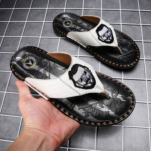 Sandalias de Cuero para Hombre con Suela Antideslizante - Cómodas y Versátiles - Image 15